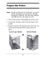 Preview for 2 page of Oki C7300 Installation Instructions Manual