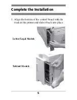 Preview for 6 page of Oki C7300 Installation Instructions Manual