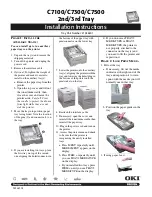 Oki C7300 Installation Instructions preview
