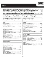 Preview for 1 page of Oki C831dn Safety And Warranty Manual