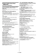 Предварительный просмотр 9 страницы Oki C910 Material Safety Data Sheet