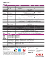 Предварительный просмотр 8 страницы Oki C941dn Brochure & Specs