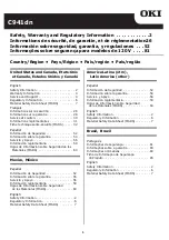 Oki C941dn Material Safety Data Sheet preview