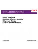 Oki C9650n Handy Reference предпросмотр