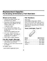 Preview for 6 page of Oki C9650n Handy Reference