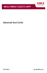 Preview for 1 page of Oki CX2731MFP Advance User Manual