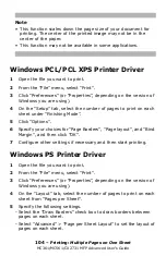 Preview for 104 page of Oki CX2731MFP Advance User Manual