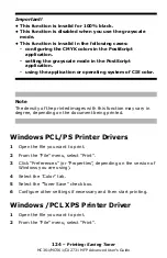 Preview for 124 page of Oki CX2731MFP Advance User Manual