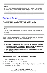 Preview for 126 page of Oki CX2731MFP Advance User Manual