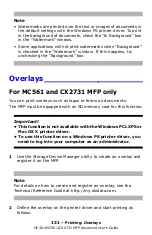 Preview for 131 page of Oki CX2731MFP Advance User Manual