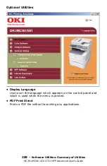 Preview for 209 page of Oki CX2731MFP Advance User Manual