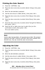 Preview for 218 page of Oki CX2731MFP Advance User Manual