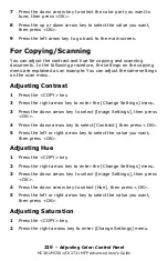 Preview for 219 page of Oki CX2731MFP Advance User Manual