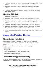 Preview for 220 page of Oki CX2731MFP Advance User Manual