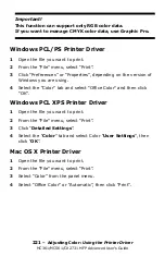 Preview for 221 page of Oki CX2731MFP Advance User Manual