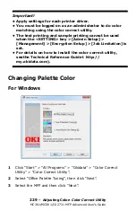 Preview for 229 page of Oki CX2731MFP Advance User Manual