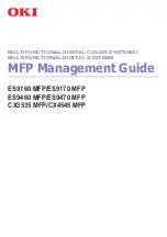 Oki CX4545 MFP Management Manual preview