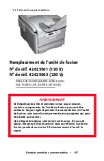 Preview for 107 page of Oki ES1624n MFP Manual De L'Utilisateur