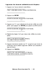 Preview for 231 page of Oki ES1624n MFP Manual De L'Utilisateur