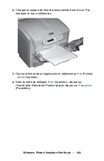 Preview for 242 page of Oki ES1624n MFP Manual De L'Utilisateur