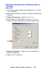 Preview for 260 page of Oki ES1624n MFP Manual De L'Utilisateur