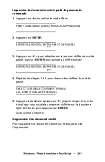 Preview for 281 page of Oki ES1624n MFP Manual De L'Utilisateur