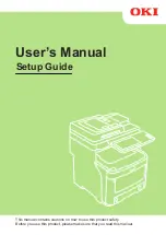 Preview for 1 page of Oki ES7460 MFP User Manual