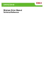 Oki LD630 Series Windows Driver Manual preview