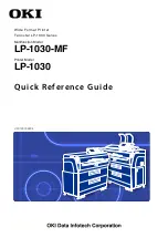 Oki lp-1030-mf Quick Reference Manual preview