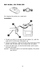 Предварительный просмотр 71 страницы Oki LP441s User Manual