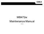 Preview for 1 page of Oki MB472w Maintenance Manual