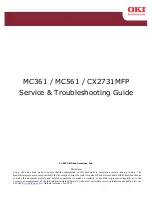 Preview for 1 page of Oki MC361 Service & Troubleshooting Manual