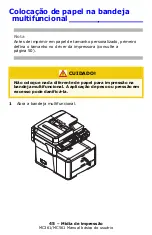 Preview for 45 page of Oki MC361MFP Manual Básico Do Usuário