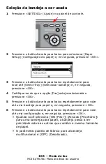 Preview for 104 page of Oki MC361MFP Manual Básico Do Usuário