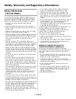 Preview for 2 page of Oki MC560 MFP Safety & Warranty Manual