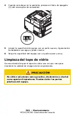 Preview for 261 page of Oki MC561MFP Guía Básica Del Usuario