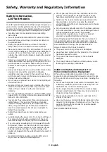 Preview for 2 page of Oki MC780fx Safety & Warranty Manual