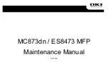 Oki MC873dn Maintenance Manual preview