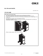 Oki MJ-1108 Setup Manual preview