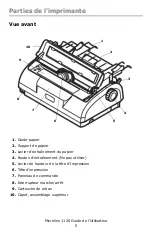 Предварительный просмотр 5 страницы Oki ML1120 Guide D'Installation