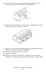 Предварительный просмотр 27 страницы Oki ML1120 Guide D'Installation