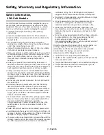 Preview for 2 page of Oki ML395 Safety And Warranty Manual