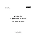 Предварительный просмотр 1 страницы Oki ML60852A Applications Manual