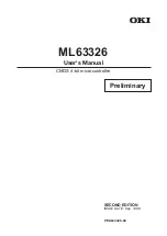 Oki ML63326 User Manual предпросмотр