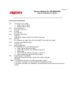 Preview for 72 page of Oki OF5300 Service Manual