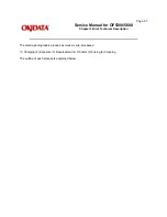 Preview for 169 page of Oki OF5300 Service Manual