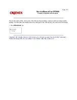 Предварительный просмотр 144 страницы Oki OF5800 Service Manual