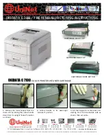 Preview for 1 page of OKIDATA C 7000 Remanufacturing Instructions