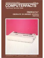 OKIDATA EN3211 Technical Service Data preview