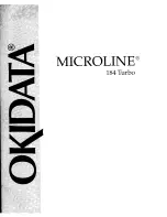 Preview for 2 page of OKIDATA Microline 184 Turbo Handbook